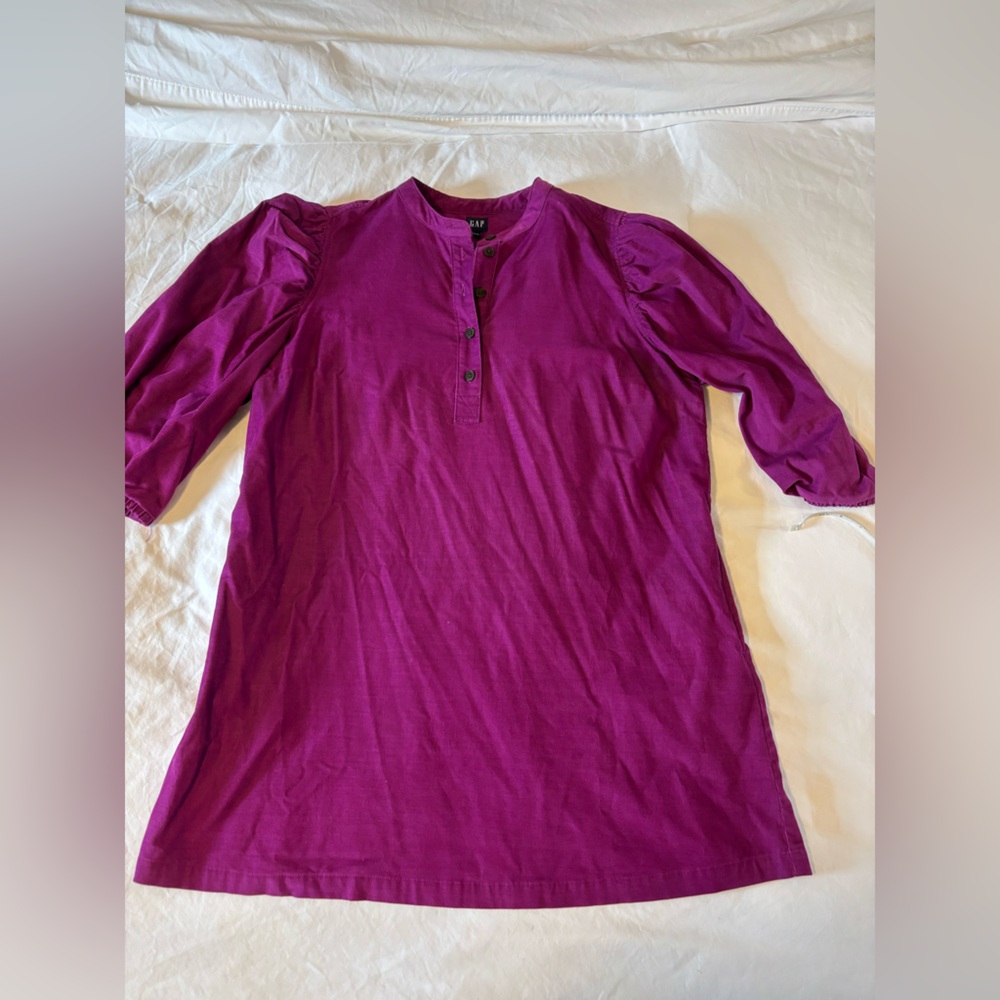 GAP Rich Purple Corduroy dress